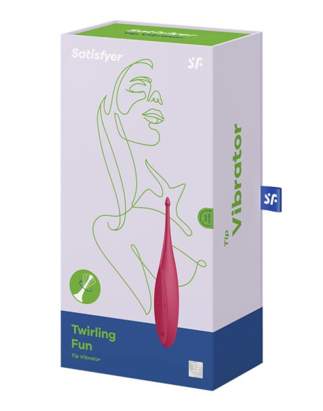 купить Вибратор для клитора Satisfyer Twirling Fun Poppy Red