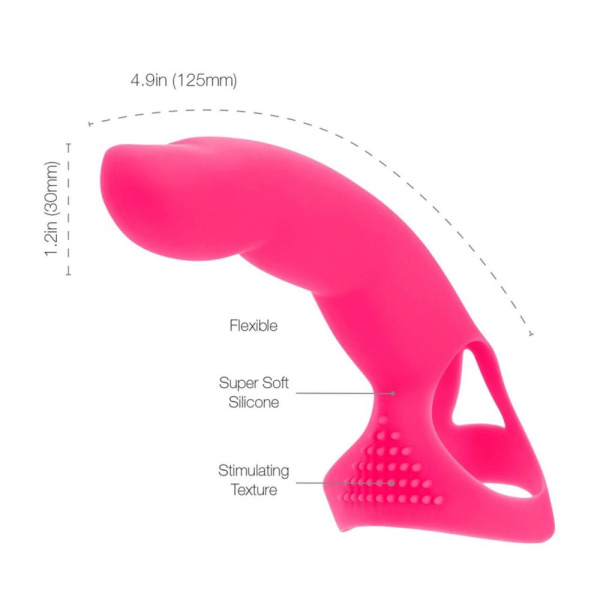 купить Насадка на палец Simple&True Extra Touch Finger Dong Pink