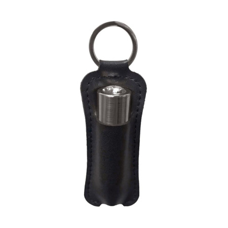 фото Вибропуля PowerBullet - First-Class Bullet 2.5" with Key Chain Pouch, Gun Metal  || фото Віброкуля PowerBullet - First-Class Bullet 2.5" with Key Chain Pouch, Gun Metal 
