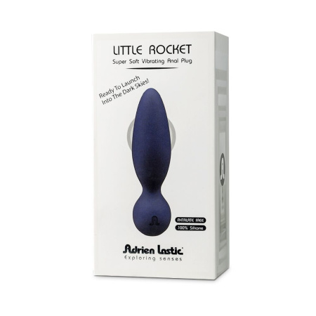 фото Анальная вибропробка Adrien Lastic Little Rocket макс. диаметр 3,5см, soft-touch  || фото Анальна вібропробка Adrien Lastic Little Rocket макс. діаметр 3,5 см, soft-touch 