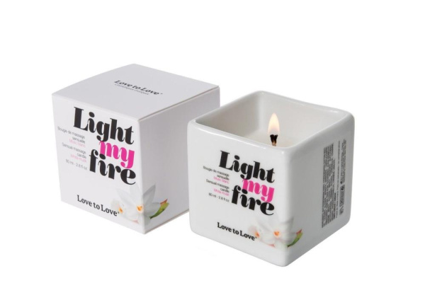 купить Массажная свеча Love To Love LIGHT MY FIRE Musc  (80 мл) без парабенов и консервантов