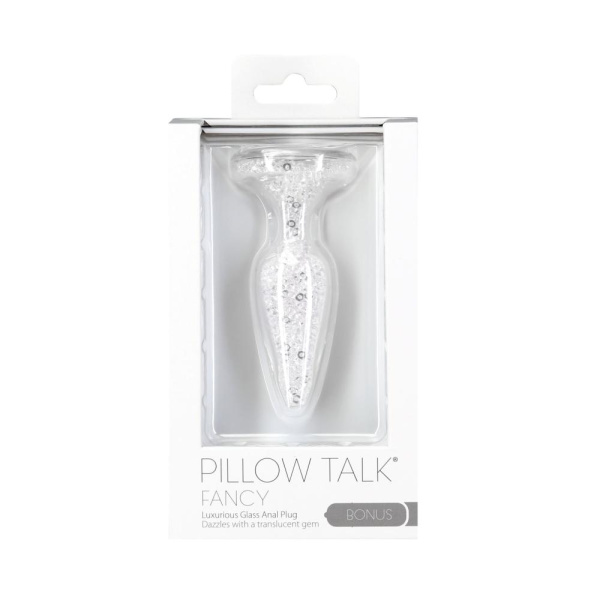 купить Стеклянная анальная пробка Pillow Talk - Fancy - Luxurious Glass Anal Plug