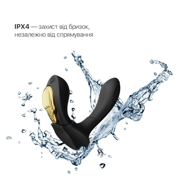 купить Смартвибратор в трусики Zalo — AYA Obsidian Black, насадка и пульт ДУ