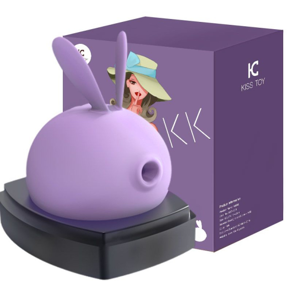 купити Вакуумний стимулятор з вібрацією KisToy Miss KK Purple