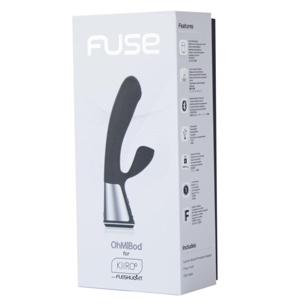 купить Интерактивный вибратор-кролик Ohmibod Fuse for Kiiroo Black