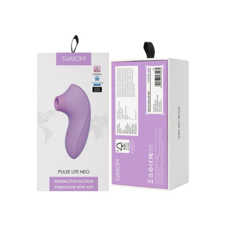 Вакуумний стимулятор Svakom Pulse Lite Neo Lavender