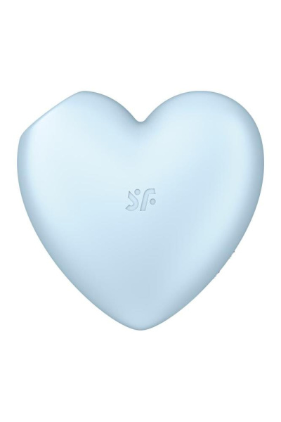 купить Вакуумный стимулятор-сердечко с вибрацией Satisfyer Cutie Heart Blue