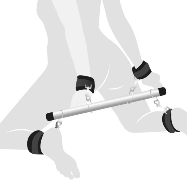 купить Колодка-распорка для рук и ног Art of Sex - Bondage  Soft Touch BDSM Spreader , цвет черный