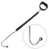 фото Анальный крюк 2 с ошейником из натуральной кожи Art of Sex - Anal hook, Черный