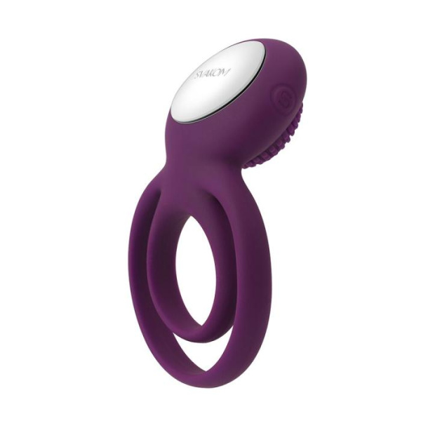 купить Двойное эрекционное кольцо с вибрацией Svakom Tammy Violet