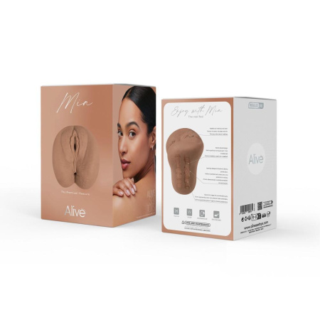 фото Мастурбатор Alive Mia Super Realistic Masturbator XL Caramel  || фото Мастурбатор Alive Mia Super Realistic Masturbator XL Caramel 