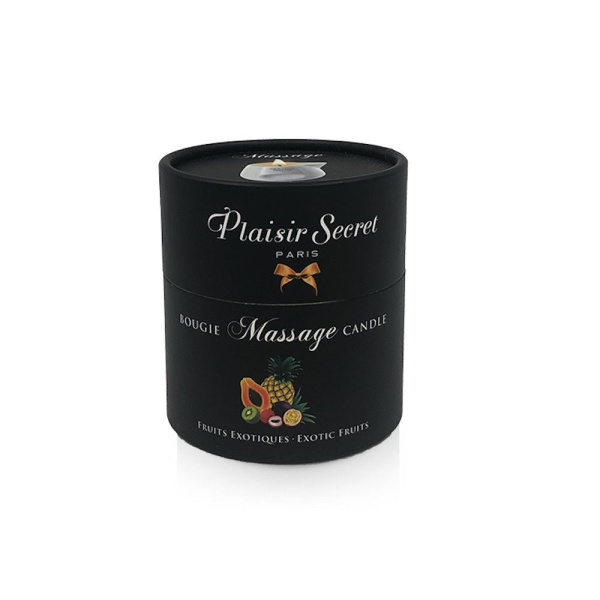 купить Массажная свеча Plaisirs Secrets Pineapple Mango (80 мл) подарочная упаковка, керамический сосуд