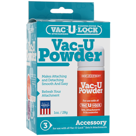 фото Пудра для крепления Vac-U-Lock Doc Johnson Vac-U Powder  || фото Пудра для кріплення Vac-U-Lock Doc Johnson Vac-U Powder 