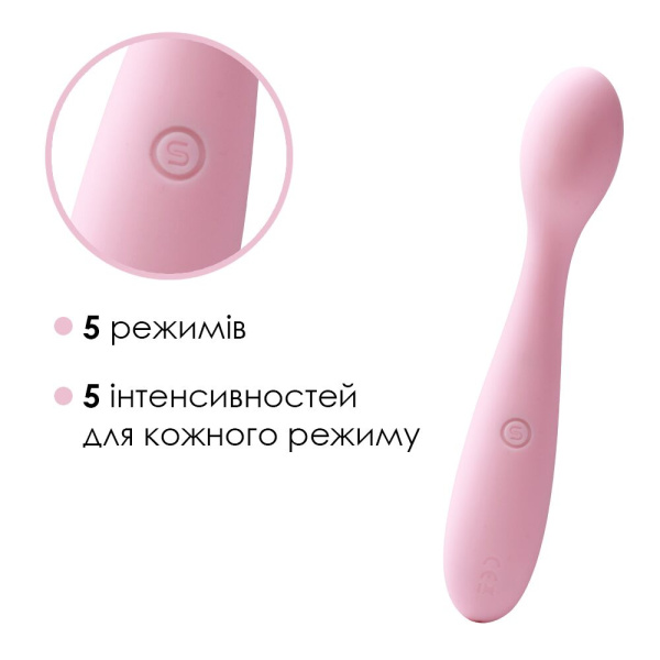 купити Стимулятор клітора та точки G Svakom Keri Pale Pink