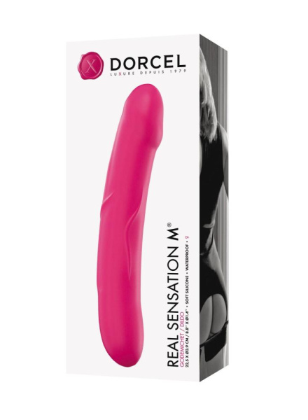 купить Дилдо Dorcel Real Sensation M Magenta, силикон