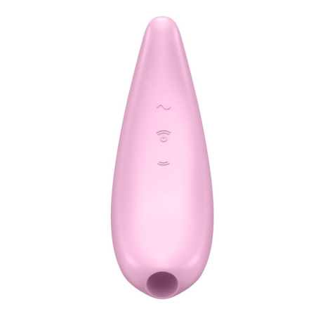 фото Мощный вакуумный клиторальный стимулятор Satisfyer Curvy 3+ с управлением через интернет  || фото Вакуумный клиторальный стимулятор Satisfyer Curvy 3+ 