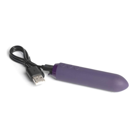 фото Минивибратор Je Joue - Classic Bullet Vibrator Purple с глубокой вибрацией и фиксацией на палец  || фото Мінівібратор Je Joue - Classic Bullet Vibrator Purple з глибокою вібрацією і фіксацією на палець 