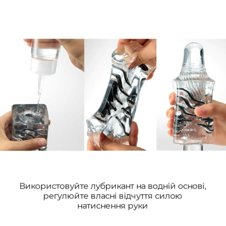 фото Мастурбатор TENGA Crysta Block, уникальный рельеф, стимулирующие плотные блоки, прозрачный материал  || фото Мастурбатор TENGA Crysta Block, унікальний рельєф, стимулювальні щільні блоки, прозорий матеріал 