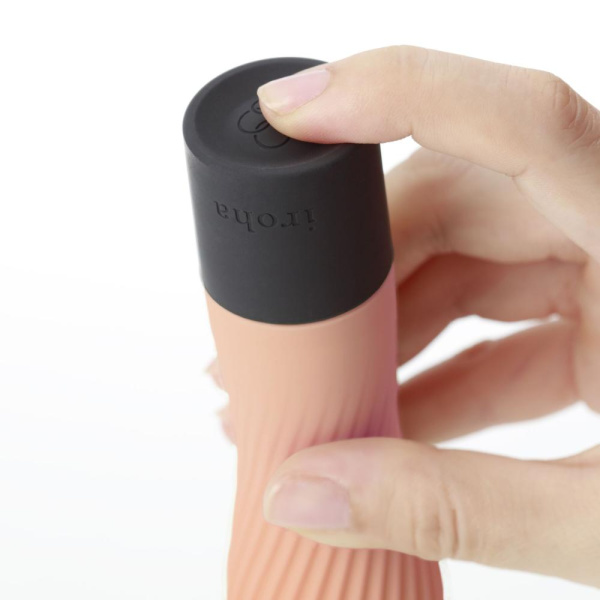купить Вибратор IROHA ZEN Hanacha с нежной ребристой поверхностью