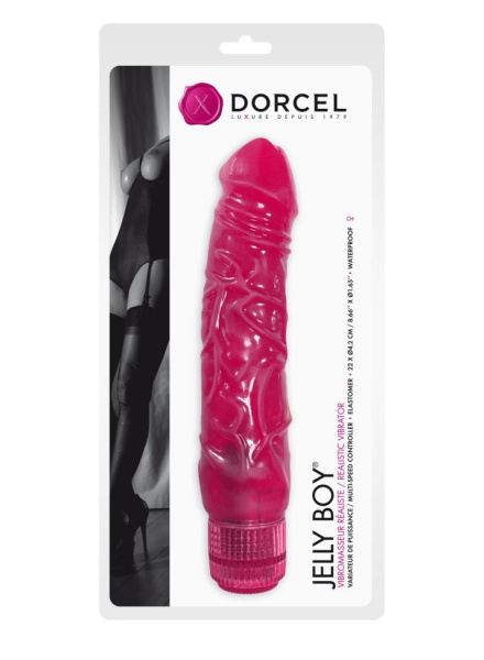 купить Фаллоимитатор вибратор Dorcel Jelly Boy, диаметр 4,2см ТПЕ, плавная регулировка мощности вибрации