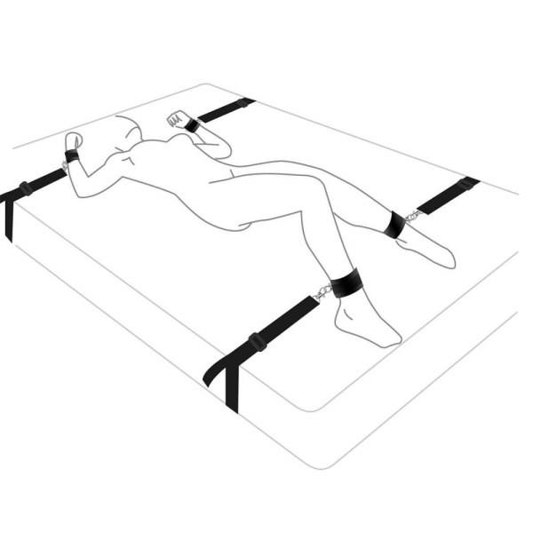 купить Растяжка на кровать Art of Sex - BDSM No pain - No game