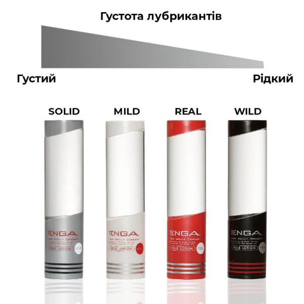купить Лубрикант стандартной консистенции Tenga Hole Lotion REAL (170 мл) на водной основе, универсальный