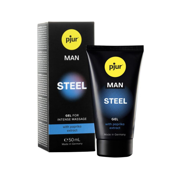 купить Гель для пениса стимулирующий pjur MAN Steel Gel 50 ml с экстрактом паприки и ментолом