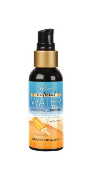 купить Смазка на водной основе Sensuva Natural WaterBased Orange Creamsicle (57мл)без глицерина и парабенов