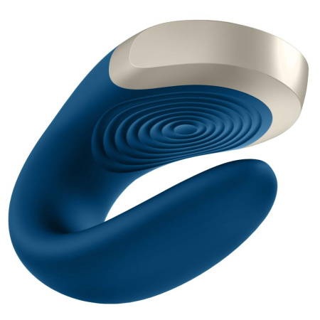 фото Смарт-вибратор для пар Satisfyer Double Love (Blue)  || фото Смарт-вібратор для пар Satisfyer Double Love (Blue) 
