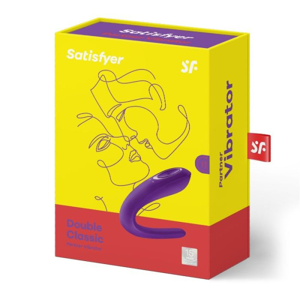 купить Вибратор для пар Satisfyer Double Classic с одним моторчиком
