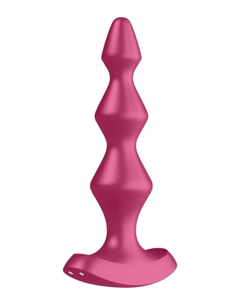 купить Анальный стимулятор-бусины с двумя моторами Satisfyer Lolli-Plug 1 (Berry)