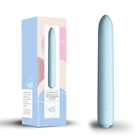 фото Мини-вибратор SugarBoo Sugar Blue, 10 уровней интенсивности  || фото Мінівібратор SugarBoo Sugar Blue, 10 рівнів інтенсивності 