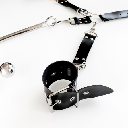 фото Бондажный набор с металлическим анальным крюком №1 Art of Sex Beatrice Bondage set with anal hook №1  || фото Бондажний набір із металевим анальним гаком №1 Art of Sex Beatrice Bondage set with anal hook №1 