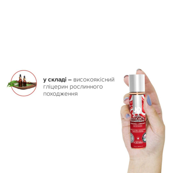 купить Лубрикант на водной основе System JO H2O – Candy Cane без сахара, растительный глицерин (30 мл)