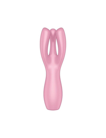 фото Клиторальный вибратор Satisfyer Threesome 3 Pink с тремя пальчиками  || фото Кліторальний вібратор Satisfyer Threesome 3 Pink з трьома пальчиками 