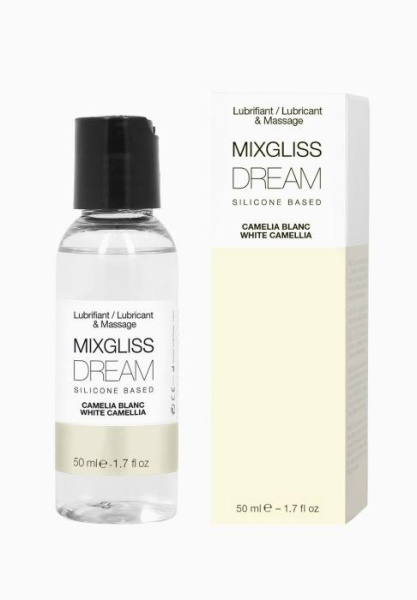 купити Лубрикант на силіконовій основі MixGliss DREAM - CAMELIA BLANC (50 мл) з ароматом білої камелії