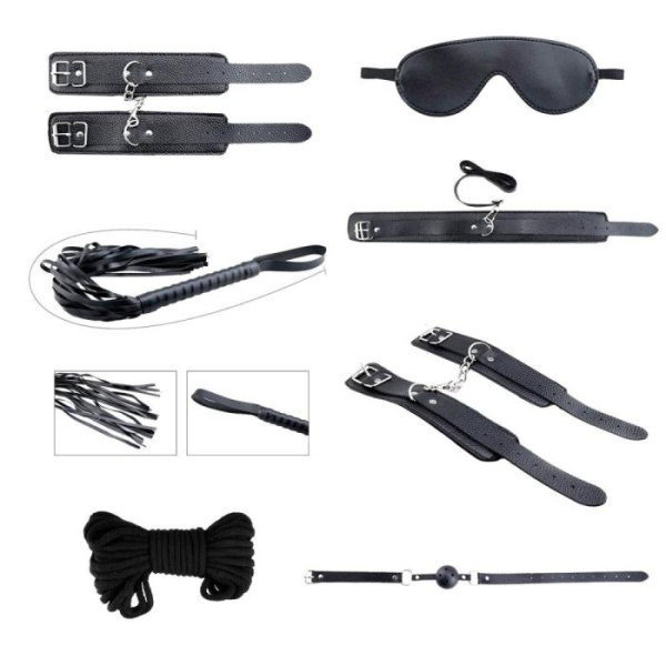 купить Набор БДСМ аксессуаров Alive Secret Desires Black BDSM Kit (8 pcs)