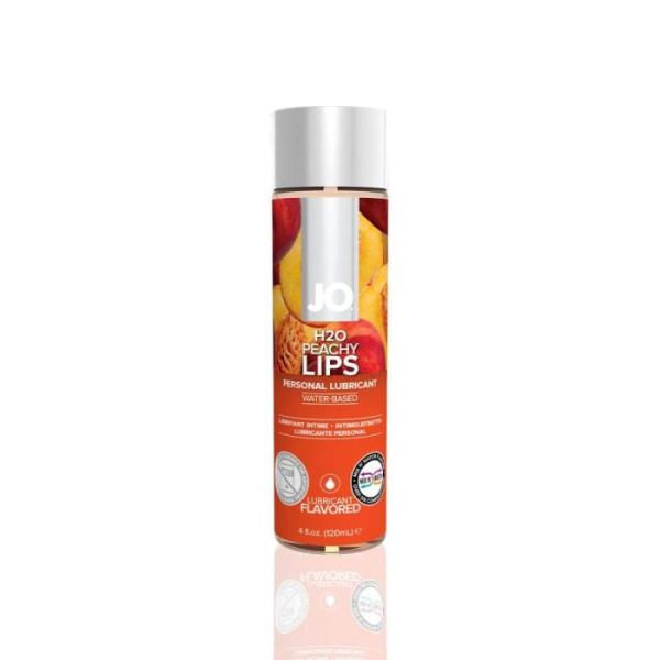 купить Смазка на водной основе System JO H2O — Peachy Lips (120 мл) без сахара, растительный глицерин