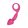 фото Анальная пробка Adrien Lastic Budy Pink со стимулирующей ножкой, макс. диаметр 2,5см