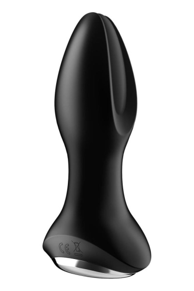 купити Анальна смарт вібропробка із перлинним масажем Satisfyer Rotator Plug 2+ Black