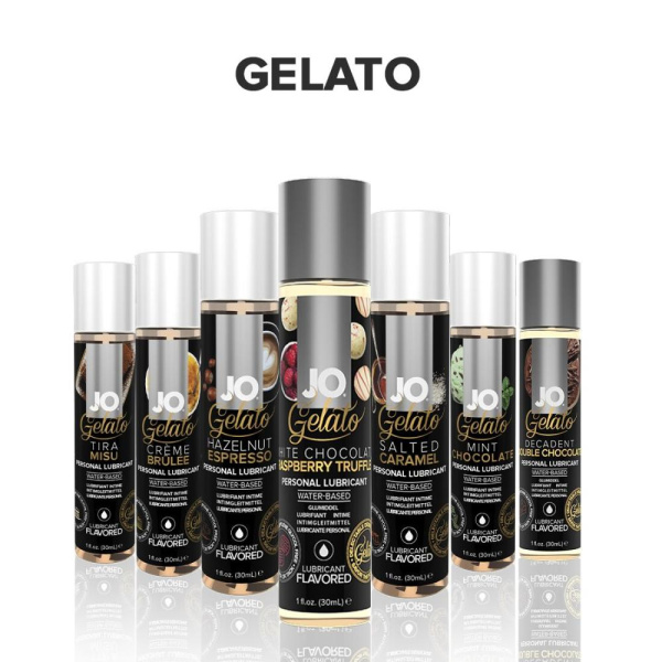 купить Смазка на водной основе System JO GELATO White Chocolate Raspberry(30 мл) без сахара и парабенов