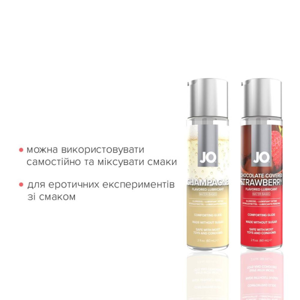 купить Набор лубрикантов System JO Sweet&Bubbly — Champagne & Chocolate Covered Strawberry (2×60 мл)