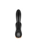 Смарт вібратор кролик із подвійним відростком Satisfyer Double Flex Black