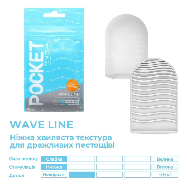купить Мастурбатор TENGA Pocket Wave Line