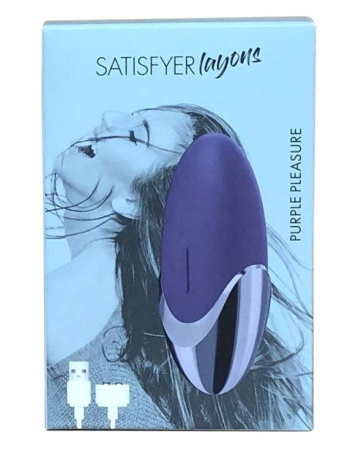 фото Мощный вибратор Satisfyer Lay-On - Purple Pleasure, водонепроницаемый,15 режимов работы  || фото Потужний вібратор Satisfyer Lay-On - Purple Pleasure, водонепроникний, 15 режимів роботи 