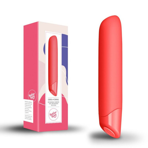 купить Вибратор SugarBoo Cool Coral, 10 уровней интенсивности