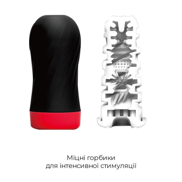 купить Мастурбатор Tenga Air-Tech TWIST Tickle Red с изменяемой тугостью обхвата, эффект глубокого минета