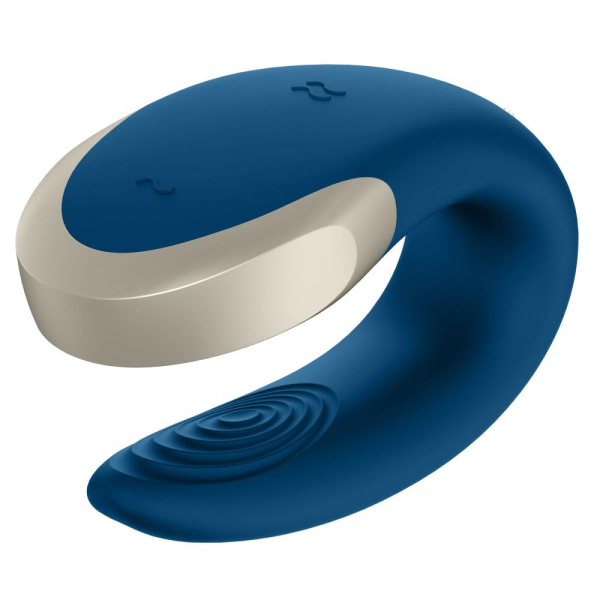 купить Смарт-вибратор для пар Satisfyer Double Love (Blue)