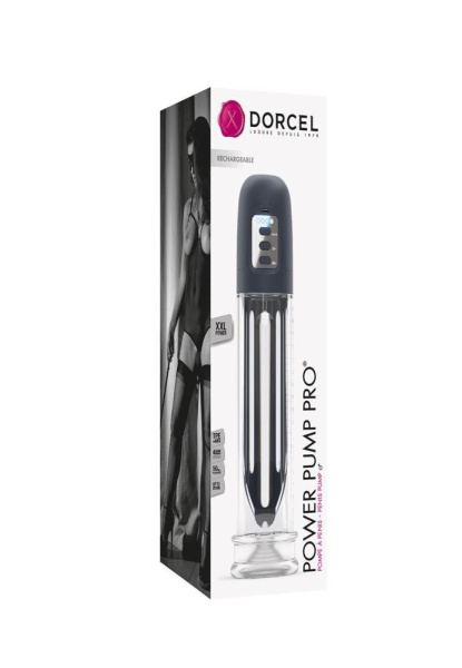 купить Вакуумная помпа Dorcel POWER PUMP PRO для члена длиной до 20см, диаметр до 5см