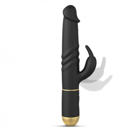 фото Вибратор Dorcel Furious Rabbit 2.0 с возвратно-поступательными движениями головки, перезаряжаемый  || фото Вібратор Dorcel Furious Rabbit 2.0 зі зворотно-поступальними рухами голівки, що перезаряджається 